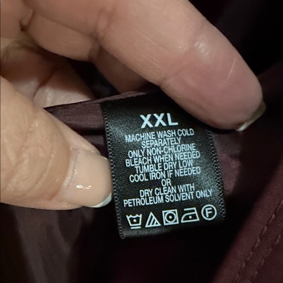 London Fog Women's Burgundy Jacket size XXL - Picture 5 of 6